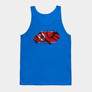 North Korea Flag Tank Top